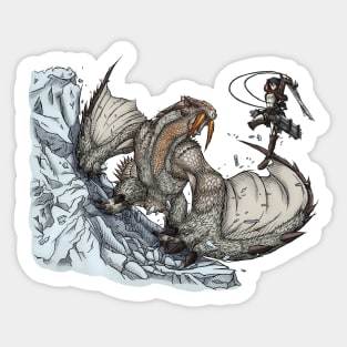 Barioth attack Sticker